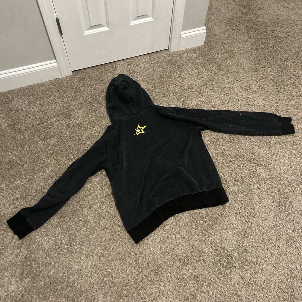 Black Hoodie with Star Logo